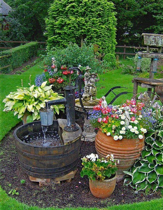 Upcycled Garden Fountain Ideas | Upcycle Art