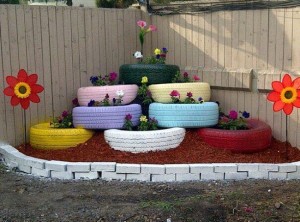 Garden Decor Ideas with Car Rims and Tyres | Upcycle Art