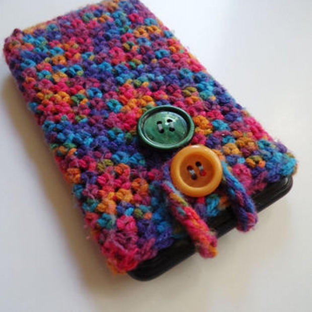 Crochet Mobile Cover Patterns | Upcycle Art