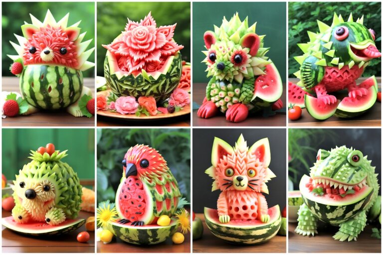 Creative Watermelon Carving Ideas Turning Fruit Into Art Upcycle Art